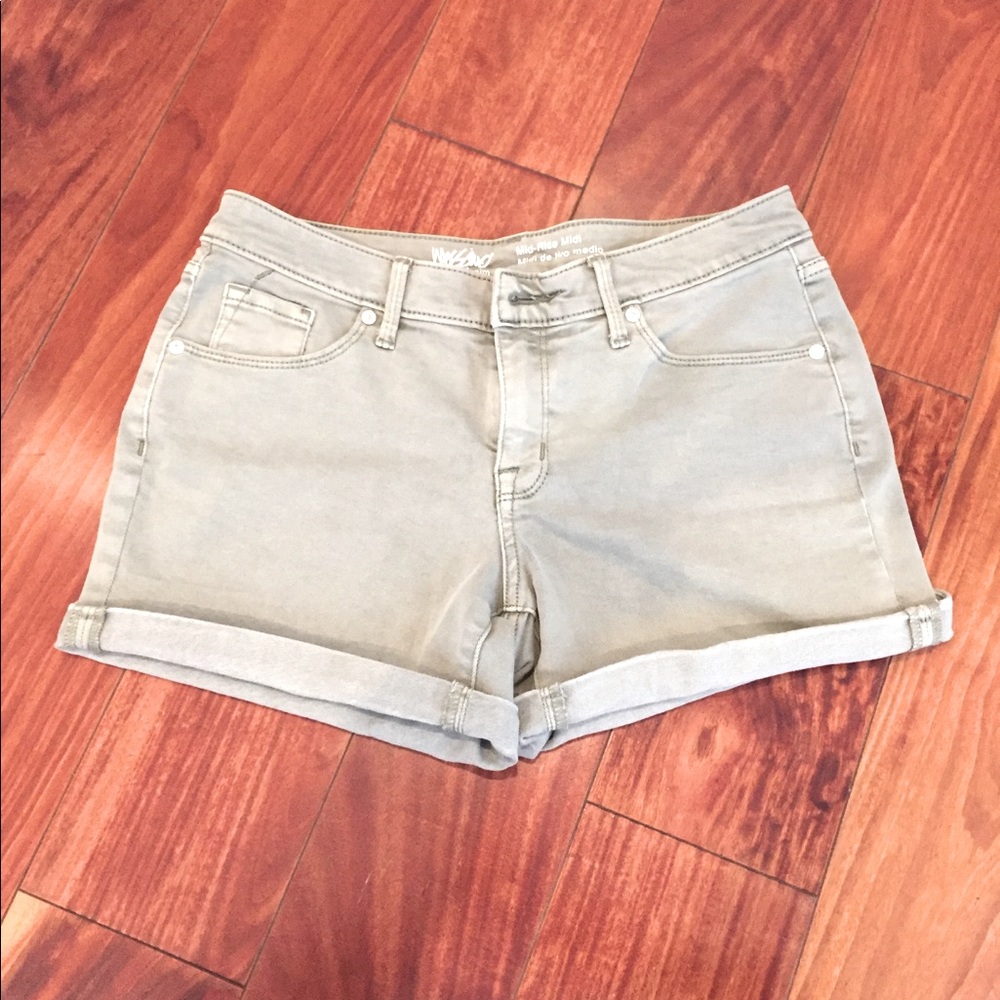 Mossimo olive green jean shorts